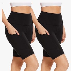 Brand new 2 pair biker shorts